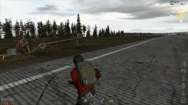 DayZ Origins 1.8.3 - 2 упавших вертолета = 2 новых самолёта?)) смотреть онлайн