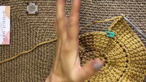 Тунисское вязание | Вяжем круглую сервировочную салфетку-улитку |Мастер-класс круглый коврик крючко