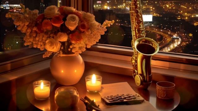 Romantic Saxophone Jazz Background Music - Ethereal Piano & Smooth Slow Soft Sax Jazz To Relax,Slee