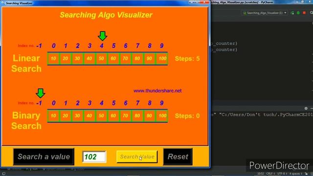 Searching Algorithm Visualizer using Python by Tkinter смотреть онлайн