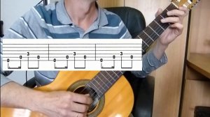 Guitar duet - Habanera from opera Carmen - Georges Bizet - Guitar Accompaniment + TAB Guitar lesson