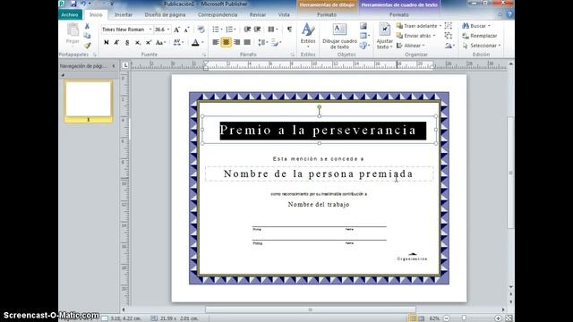 Microsoft Publisher Diploma