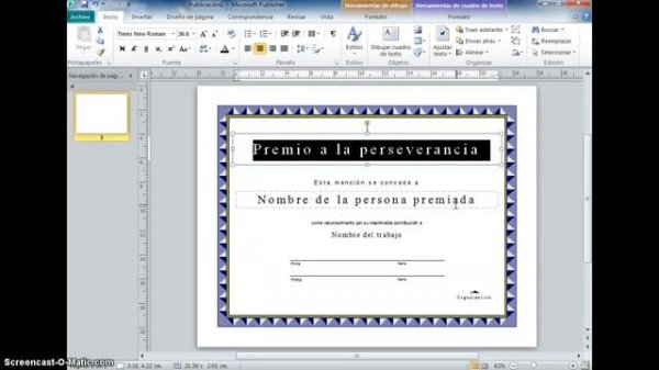 Microsoft Publisher Diploma