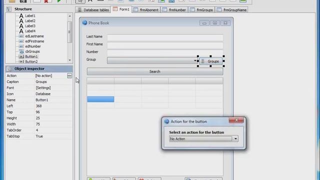 02 - Создание базы данных телефонного справочника с помощью My Visual Database смотреть онлайн