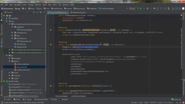 Aprendiendo a usar Retrofit + Gson + ButterKnife + Logger +Glide en Android Studio смотреть онлайн