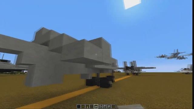 Minecraft AV-8B harrier jump jet tutorial смотреть онлайн