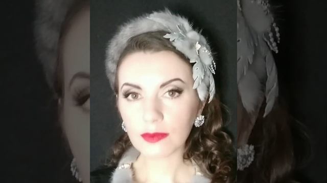 Комплект: меховой ободок и серьги смотреть онлайн