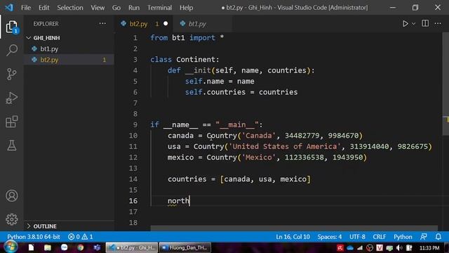 Lập trình Python nâng cao - Thực hành 5 - Lập trình hướng đối tượng với Python смотреть онлайн