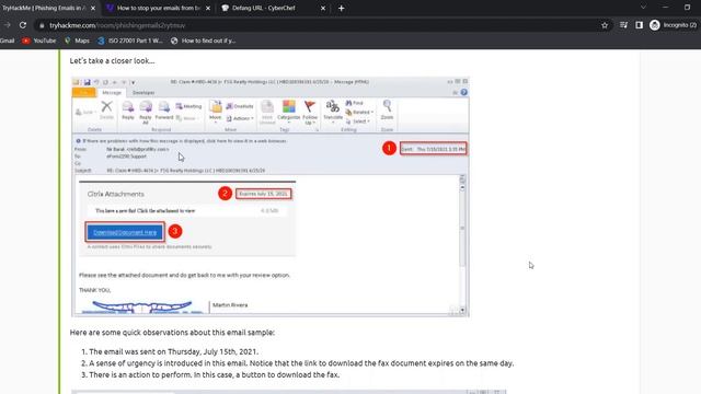 Phishing Emails in Action | SOC Level 1 | tryhackme | walkthrough смотреть онлайн
