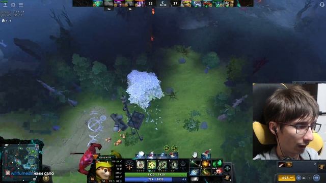 Dota 2 Худвиг Кери в Пятёрке. У нас ливнул один чел. Но сдались ли мы. Нет. 4 на смотреть онлайн