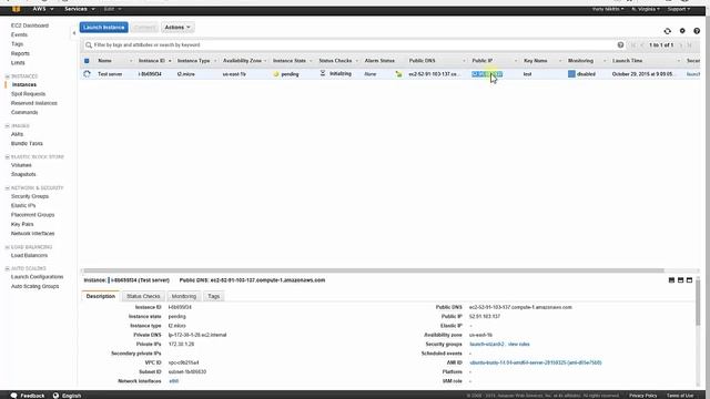 Создание сервера на Amazon: Часть 2 - Запуск виртуальной машины и доступ к ней смотреть онлайн