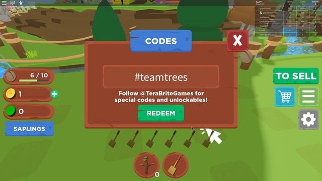 Roblox Tree Planting Simulator - ALL CODES! SECRET CODES! смотреть онлайн