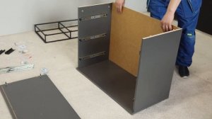 Инструкция по сборке комода с тремя ящиками City.