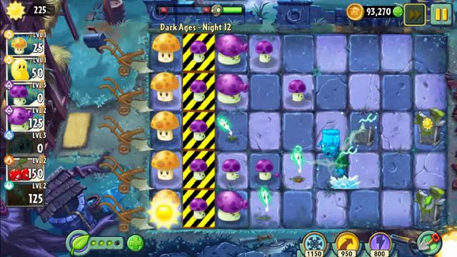 Растение против Зомби 2/Plants vs Zombies ™2/PvZ2 Adventure Dark Ages Night 12/Тёмные Века Ночь 12 смотреть онлайн