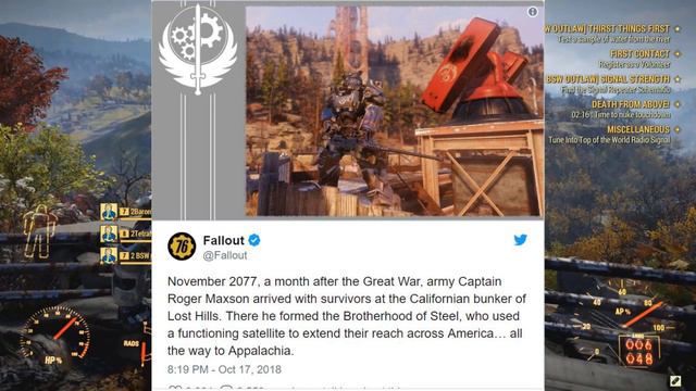 Bethesda Releases new Fallout 76 Brotherhood lore! смотреть онлайн