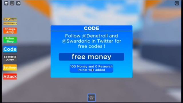 Roblox Noob Army Tycoon CODES! смотреть онлайн
