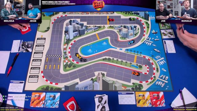 Downforce (w/ house rule), from Restoration Games, by Wolfgang Kramer | Session 2, 4 Players смотреть онлайн