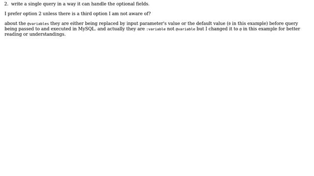 Databases: Optimized MySQL 