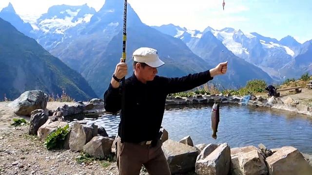 Рыбалка в кафе «У Ручья». 25.09.2020 г. Домбай (КЧР). смотреть онлайн