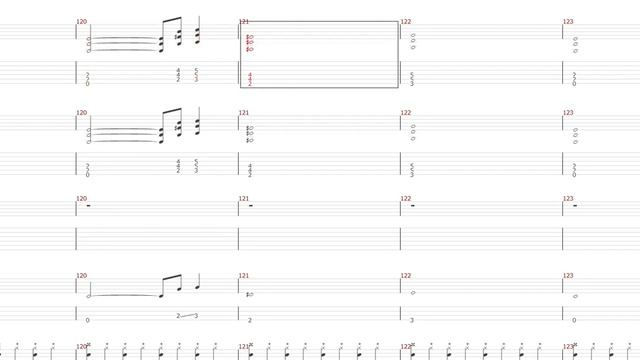 Metallica Dyers Eve Tablature For On Screen Guitar смотреть онлайн
