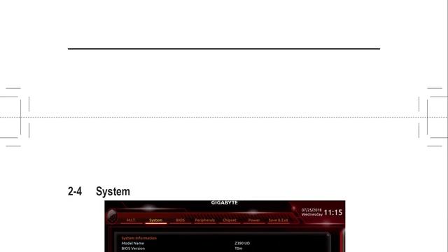Инструкция к BIOS GIGABYTE Z390 UD на русском
