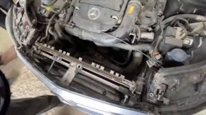 How to replace Mercedes w204 radiator fan assembly in just 10 minutes