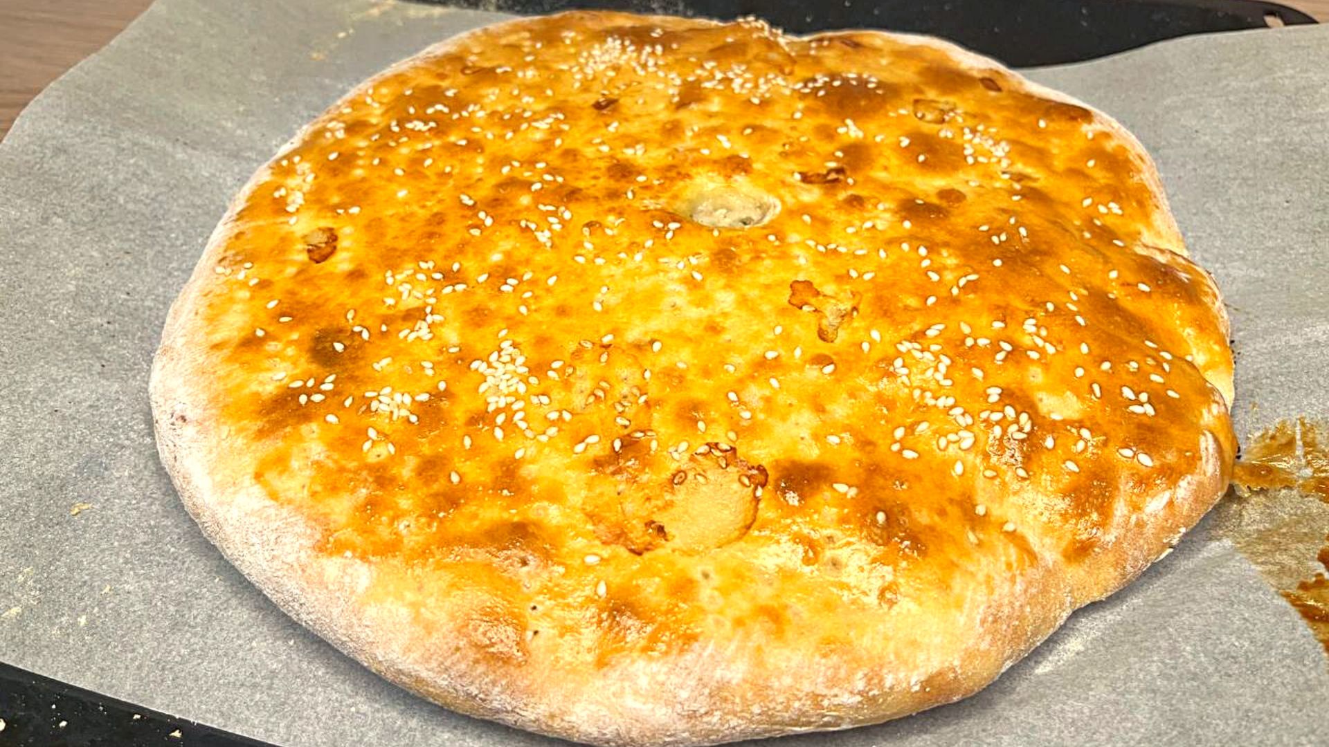 Удивительный пирог с мясом в духовке на бездрожжевом тесте!