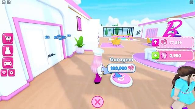 VIREI UMA BARBIE E CONSTRUÍ MINHA CASA DOS SONHOS!! Barbie Dreamhouse Tycoon- Roblox смотреть онлайн