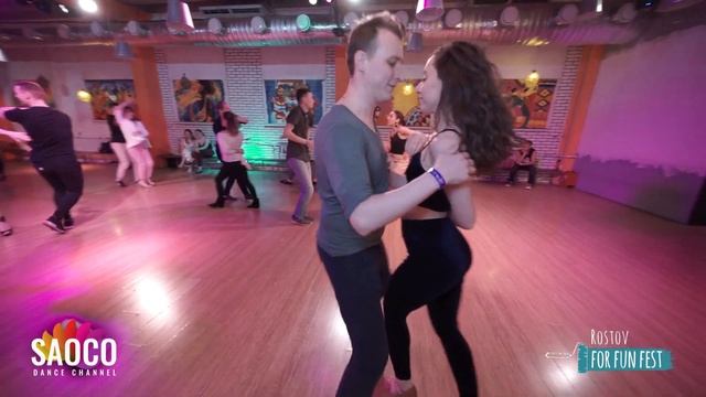 Andrey Ushkalov and Irina Nazarenko Salsa Dancing at Rostov For Fun Fest (Russia), Thu 31.10.2019 смотреть онлайн