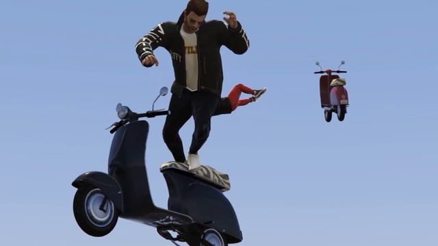 GTA 5 : DONT FALL FROM SCOOTY CHALLENGE !! MALAYALAM смотреть онлайн