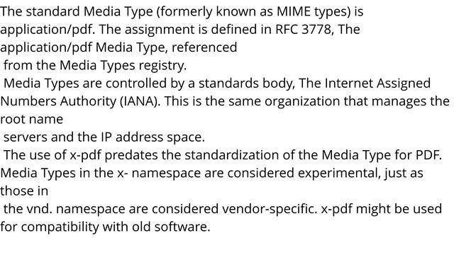 Proper MIME media type for PDF files смотреть онлайн