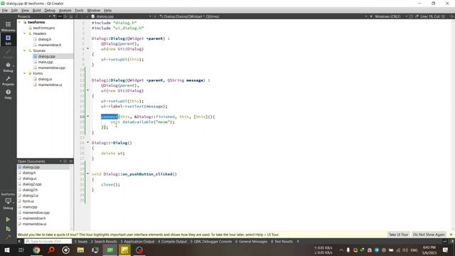 Working with Multiple Forms in Qt C++ - Qt Widgets Crash Course смотреть онлайн