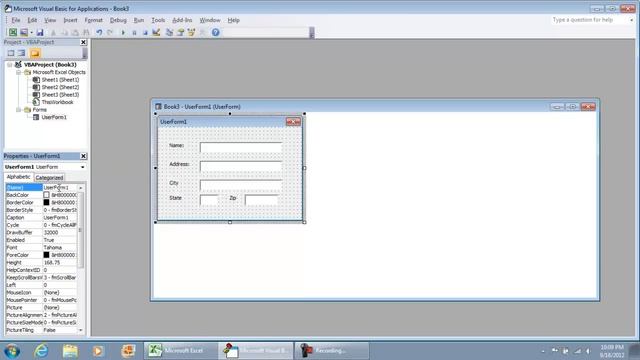 VBA UserForm which Retrieves Data from a Worksheet Excel 2010 смотреть онлайн