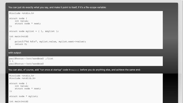 C equivalent of Java static block (Run once at startup) смотреть онлайн