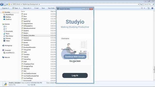 Study App UI made with Python смотреть онлайн