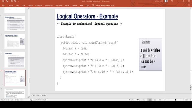 Part - 9 || Operators in Java смотреть онлайн