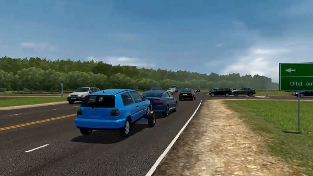 VW Passat B8 + Golf Na Carretinha - City Car Driving