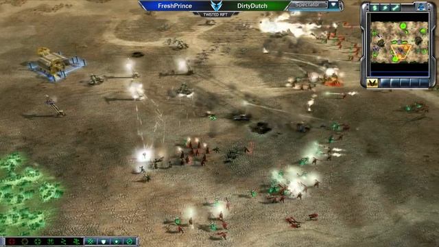 C&C3: Kane's Wrath 1v1 - FreshPrince (Z) vs. DirtyDutch (BH) смотреть онлайн