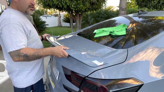 2018-2022 honda accord v2 high kick duckbill trunk spoiler install смотреть онлайн