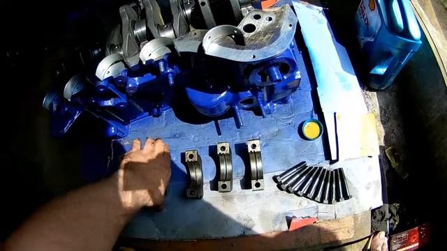 сборка блока ваз классика (правельная установка коленвала с вкладышами) смотреть онлайн