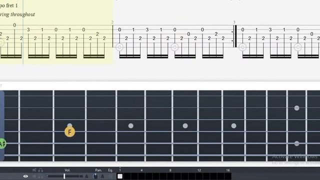 Guitar Tab - Bloody Tears (Castlevania 2) OST Fingerstyle Tutorial Sheet Lesson #Anp