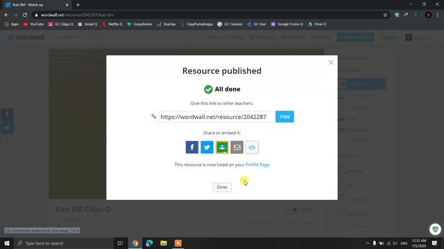 Create Quiz Using WORDWALL And Share To Google Classroom Or Any Platforms смотреть онлайн