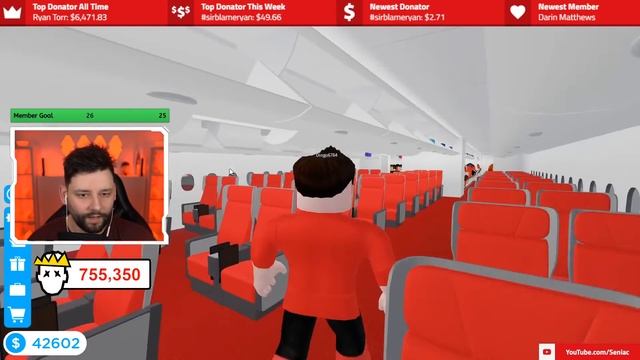 Completing The NEW MISSIONS In Cabin Crew Simulator (Roblox) смотреть онлайн