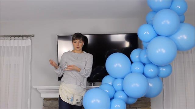How To Balloon Garland DIY Tutorial | Under The Sea Balloon Garland смотреть онлайн