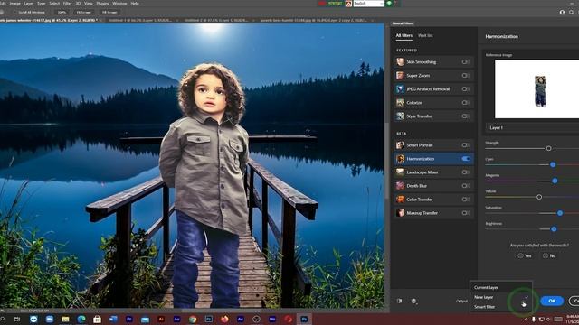 How To Fix Harmonization In Neural Filters Of Photoshop 2022 । Harmonization Not Working Solved смотреть онлайн