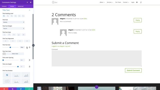 The Divi Comments Module смотреть онлайн