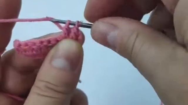 Як в'язати стовпчик з одним накидом Урок 3 @ecotoyshop смотреть онлайн