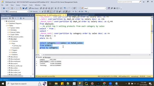 10 Window Analytical functions RANK, ROW NUMBER, LEAD, LAG etc смотреть онлайн