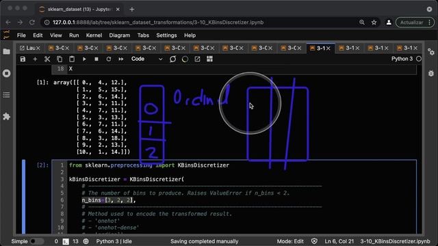 ML con scikit-learn Ep 19.10 | Transformación de datos usando KBinDiscretizer смотреть онлайн