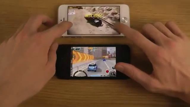 Asphalt 8 Airborne iPhone 5 iOS 7 vs Asphalt 4 Elite Racing iPhone 5 HD Gameplay Review67 смотреть онлайн